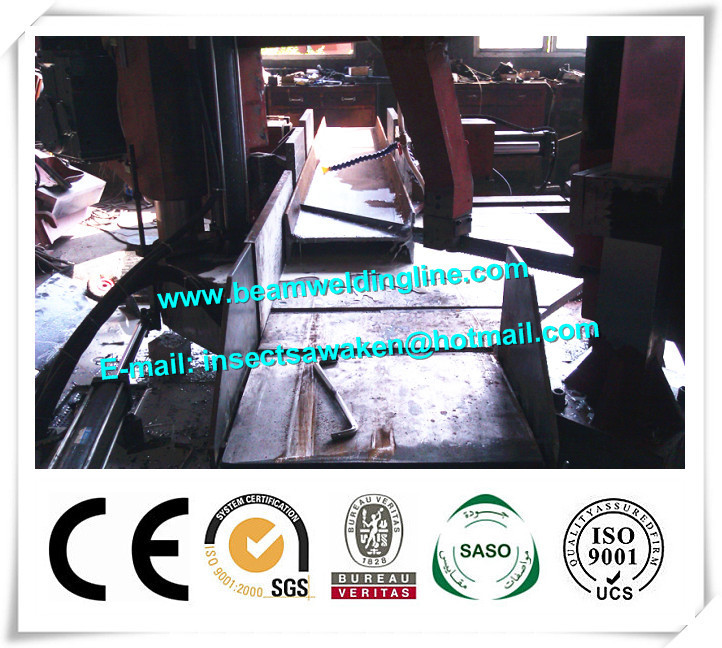 China Automatic Box Beam Production Line , H Beam Angle Metal Band Saw Machine on sale