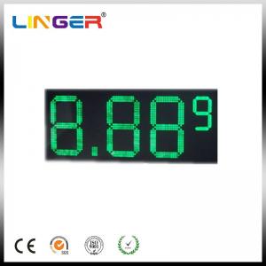 China 10 8.889 7 Segments LED Gas Price Sign 110V ~ 240V AC 100000 Hours Life Span on sale