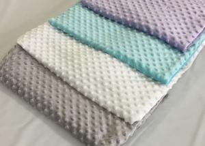 China Micro Fleece Bubble Minky Plush Fabric OEKO Certification 100% Polyester on sale