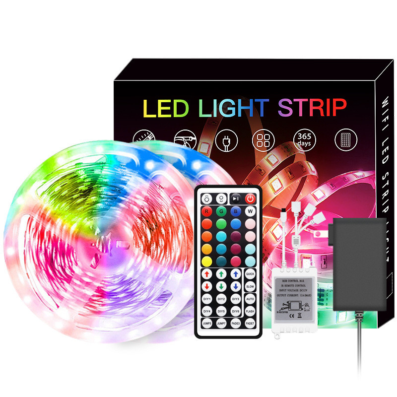 Quality RGB Colorful Smart LED Strip Lights 12V 44 Key Infrared Remote Control OEM wholesale