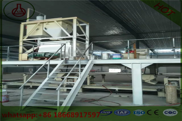 China Automatic Prefabricated Walls Fiber Cement Board Production Line Panel Making Machinery on sale