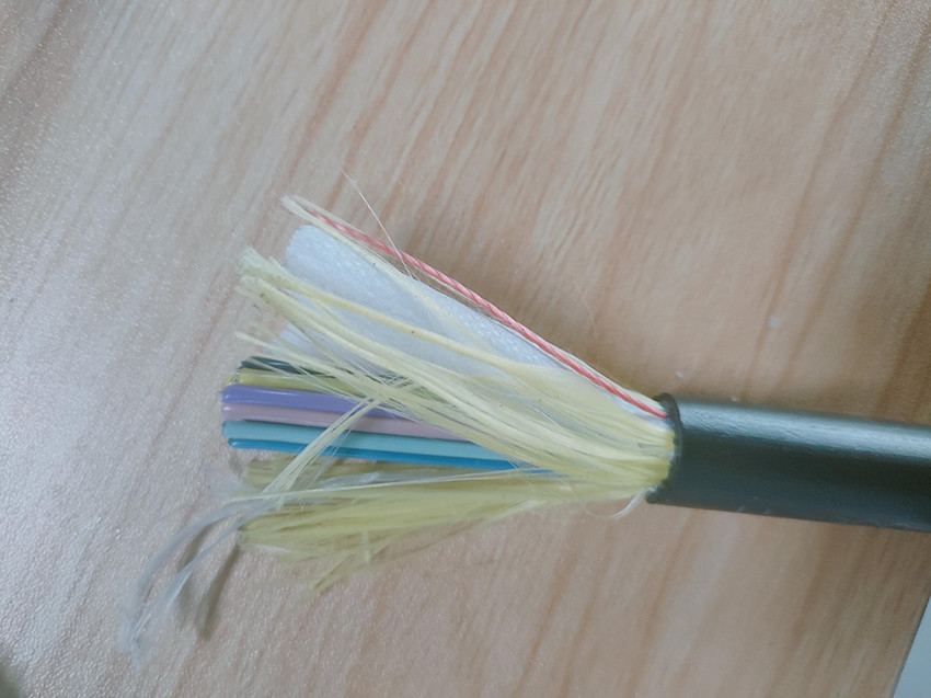 China Single Mode G652D Aerial Fiber Optic Cable ADSS 100M Span All Dielectric 48 Cores on sale