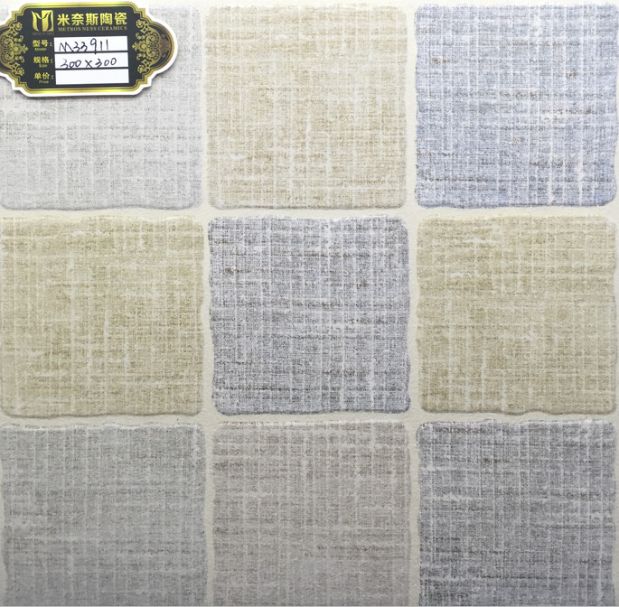 Quality Glazed Ceramic Tiles 300x300mm Multicolor Ink-jet printing Glazed Low Water Absorption Rustic Tiles wholesale