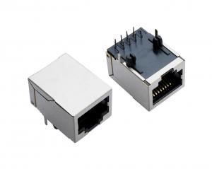 Quality 2250030-1 1 Port POE RJ45 Jack With 10 / 100 / 1000 Base-T Transformer For Router wholesale