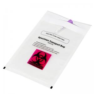 Quality UN3373 Biological Specimen 95kPa Biodegradable Sealing Biohazard Bags wholesale