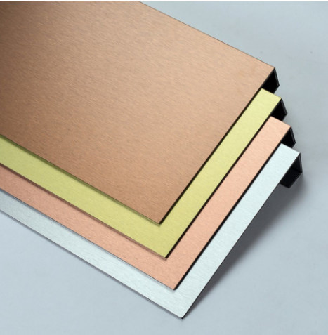 Quality RoHS Outdoor PVDF Coating Brushed Aluminum Composite Panel wholesale