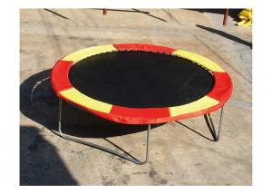 Quality Fitness Single Person Trampoline 12 Mm Thickness PVC Fabric UV Resistant wholesale