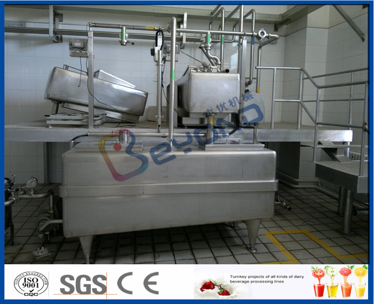 Quality SGS Sanitary  1000L/H  Yoghurt Processing Line With Auto CIP Cleaning wholesale