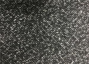 Quality 100 Ployster Black And White Tweed Fabric With ISO Certification YF115301 wholesale