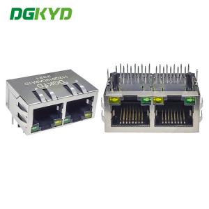 China DGKYD112Q019DA2A1D Dual Port RJ45 Connector Ethernet Gigabit Filter 10P8C Interface Network Port Socket on sale