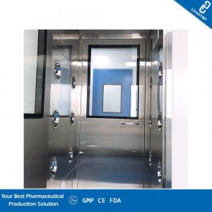 China Laboratory Clean Room Equipment Stainless Steel Static Type Cleanroom Pass Through Box on sale