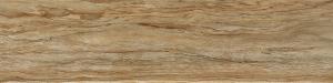 Quality Brown Color Natural Wood Grain Tile Blends With Decors 15 × 60 Cm Grade AAA wholesale