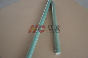 Quality Light Green Pultruded Fiberglass Rod / Pultrusion Epoxy Fiberglass Rod With Brown Color wholesale