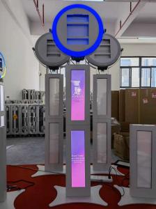 China Automatic Digital Social Media Kiosk Photo Booth LED Ipad Selfie Station on sale