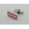 Buy cheap SATA Zinc Alloy Hard Enamel Cufflink, 17 mm Misty Color Printing For Club from wholesalers