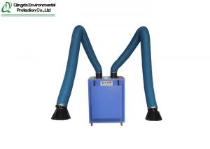 China 55db Noise Two Suction Arms Mobile Welding Fume Extractor on sale