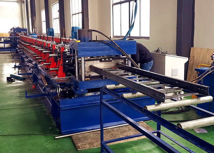 Quality Steel Cable Tray Roll Forming Machine, Perforated Cable Ladder Production Line wholesale