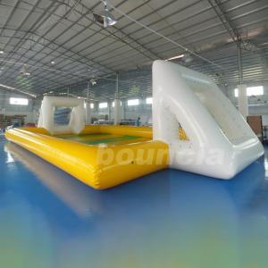 Quality Huge Inflatable Football Field, Air Sealed Inflatable Soap Soccer Field wholesale