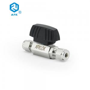 2 Way Hex Bar Stainless Steel Ball Valve Black Dielectric Handle 4mm - 12mm