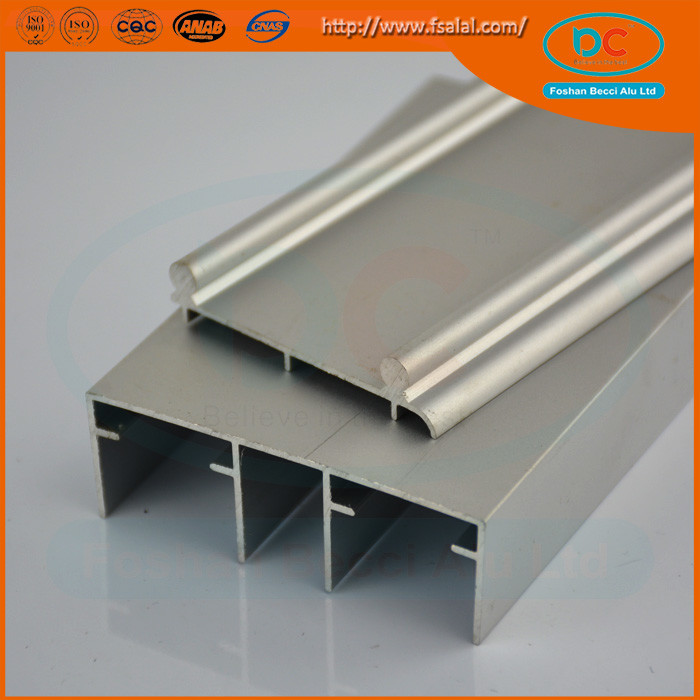 Quality Aluminum sliding track profile for window and doors, sling window profile wholesale