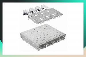 Quality 1X4 SFP Cage Connector U77-C4110-1011 Metal EMI Female Without Light Pipe wholesale