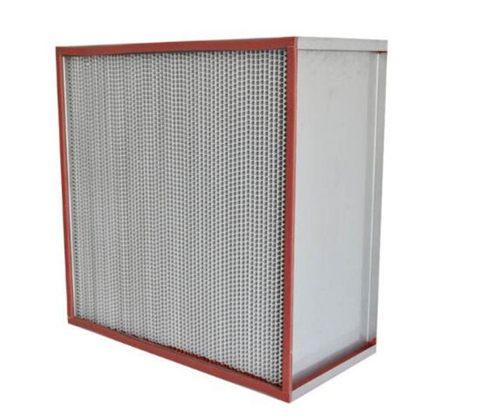 Quality Glass Fiber High Temperature Air Filter Galvanized Frame ISO Certification wholesale