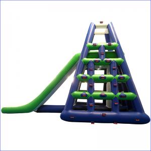 Quality 0.9mm Durable PVC Inflatable Water Climbing Slide For Water Park wholesale