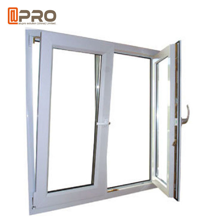 Quality Anti - Aging Dark Grey Tilt And Turn Aluminum Windows With Mosquito Net wholesale