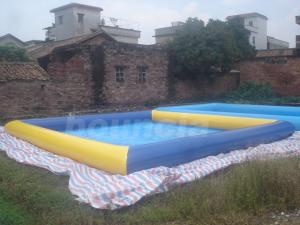 Quality Water Walking Ball Inflatable Water Pool With 0.9mm PVC Tarpaulin wholesale