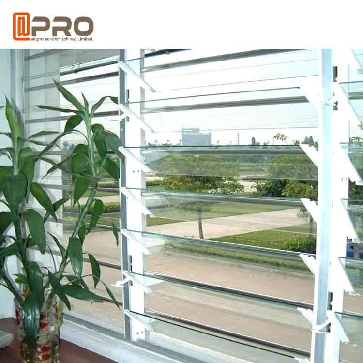 Buy cheap Adjustable Ventilation Tempered Glass Jalousie Louvre Windows High Security from wholesalers