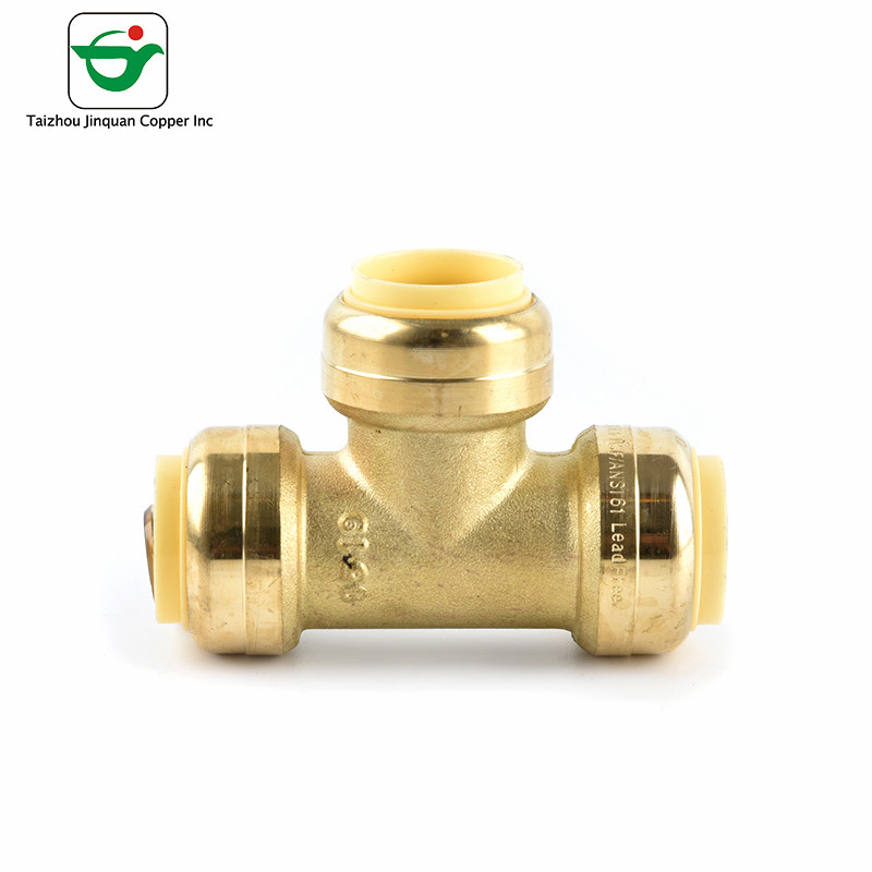 DIN8077 DIN8078 1''X1''X1'' Brass Equal Tee Pipe Fitting for sale