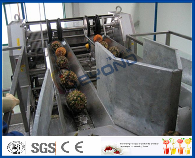 Quality High Efficient Pineapple Processing Line With Pineapple Cutting Machine wholesale