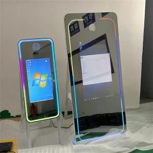 Quality Adjustable Mirror Wedding Photo Booth Light Strip Portable Selfie Station wholesale