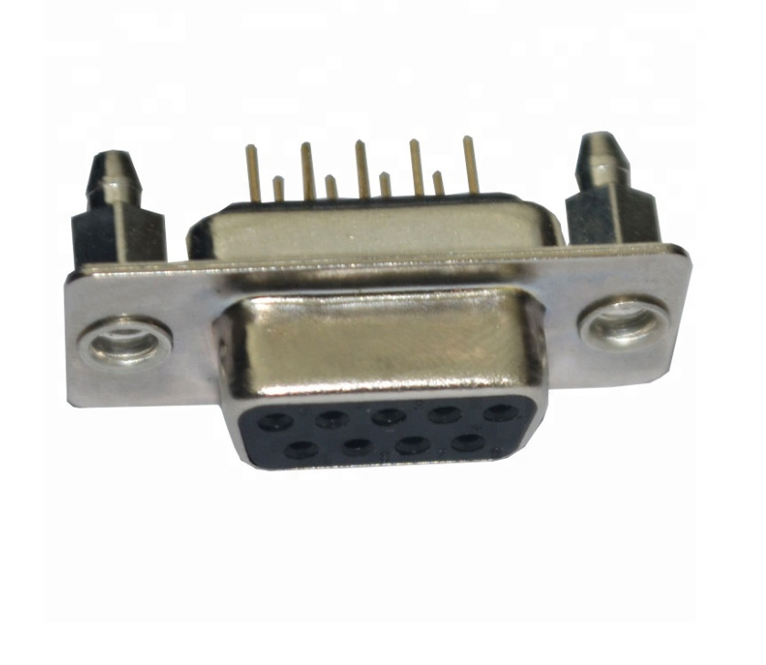 Buy cheap DP Socket 9 Pin D Sub Female Connector , 90 Degree Electrical D Sub 9 Pin Male from wholesalers