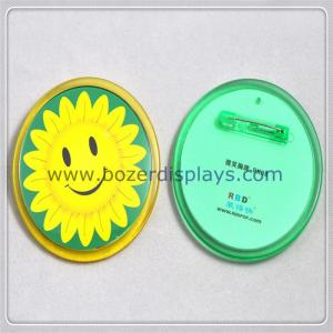 Quality Modern Custom Badge Holder with Safety Pin wholesale