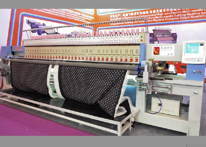 China 320CM Multi Head Quilting Embroidery Machine For Bags 160CM 210CM 240CM 280CM on sale