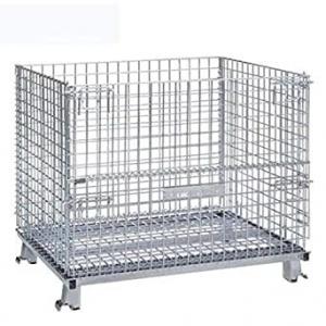Quality Customized Large 800kg Wire Mesh Storage Cages Foldable Stainless Steel wholesale