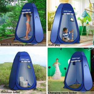 Quality Beach Pop Up Privacy Sturdy Toilet Tent , Privacy Beach Tent wholesale