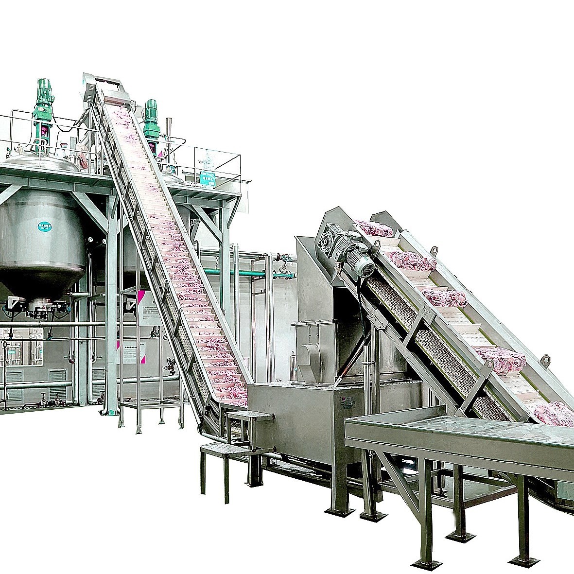 Quality CE Certified Soup Production Meat Processing Machine Full Auto  Meat Deep Processing wholesale