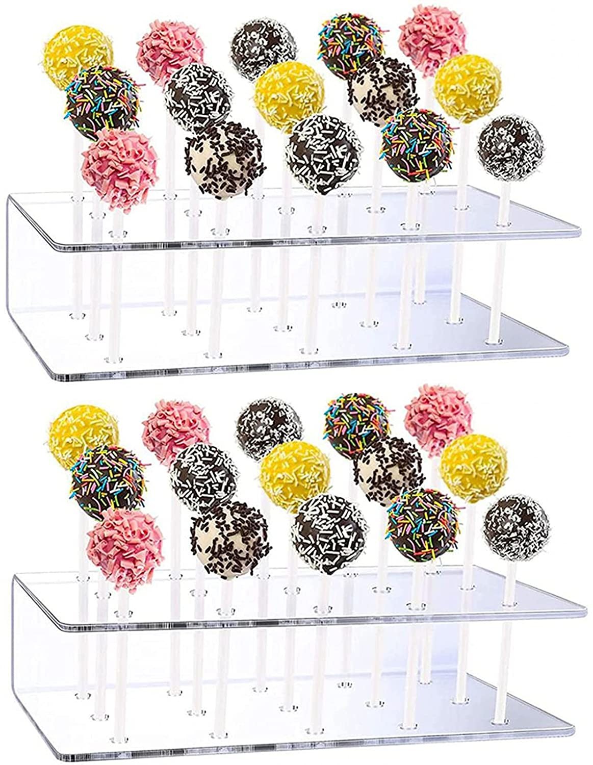 Quality Wedding Birthday Acrylic Lollipop Stands 1.2cm3 For Donut Candy Ice Cream wholesale