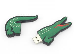 Buy cheap PVC Custom USB Flash Drives Cool Crocodile Style Real 32GB Capacity USB Thumb Drives from wholesalers