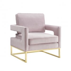 Quality New design pink velvet fabric stainless steel frame chair for wedding party event chairs wholesale