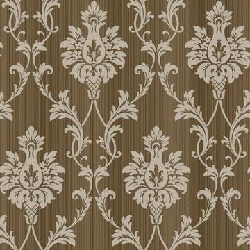 Cheap La Ville Lumiere Nonwoven Wallpaper, Italy Flower Design, 53cm Width, Eco-friendly Water-based Ink for sale