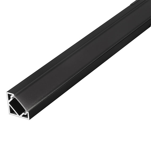 Quality Black Corner LED Strip Channel , LED Strip Corner Profile OEM ODM wholesale