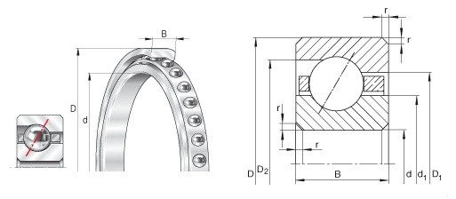 Quality Thin Wall Bearings CSEB035 angular contact ball bearings dimensions wholesale