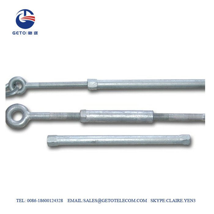 Quality Forged Adjustable Ground Anchor SR HDG Steel Stay Rod wholesale