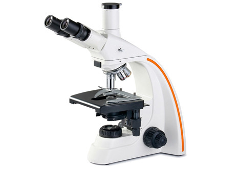 China Lab 1000X Trinocular Phase Contrast Microscope Bright Field LED Light Source on sale