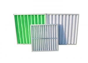 China Aluminum Frame MERV 11 Pleated Air Filter Synthetic Washable on sale