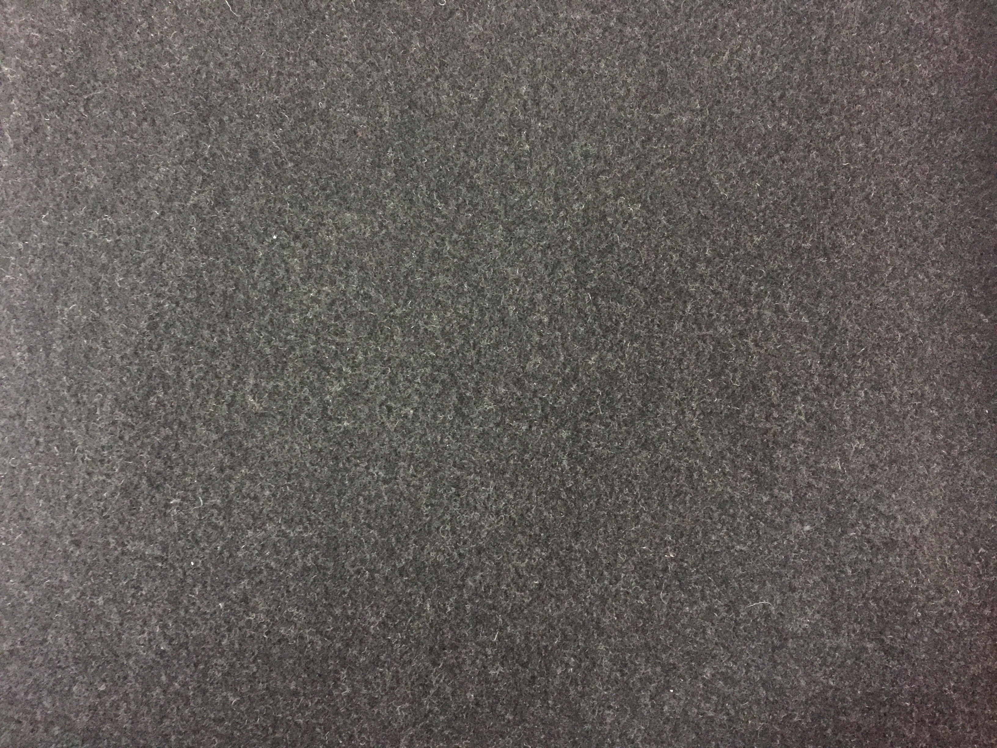 Quality 100 Polyester Velvet Fabric 580g/m , Wool Upholstery Fabric Charcoal Color wholesale