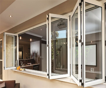 Quality Balcony Vertical Screen Aluminum Bifold Windows wholesale